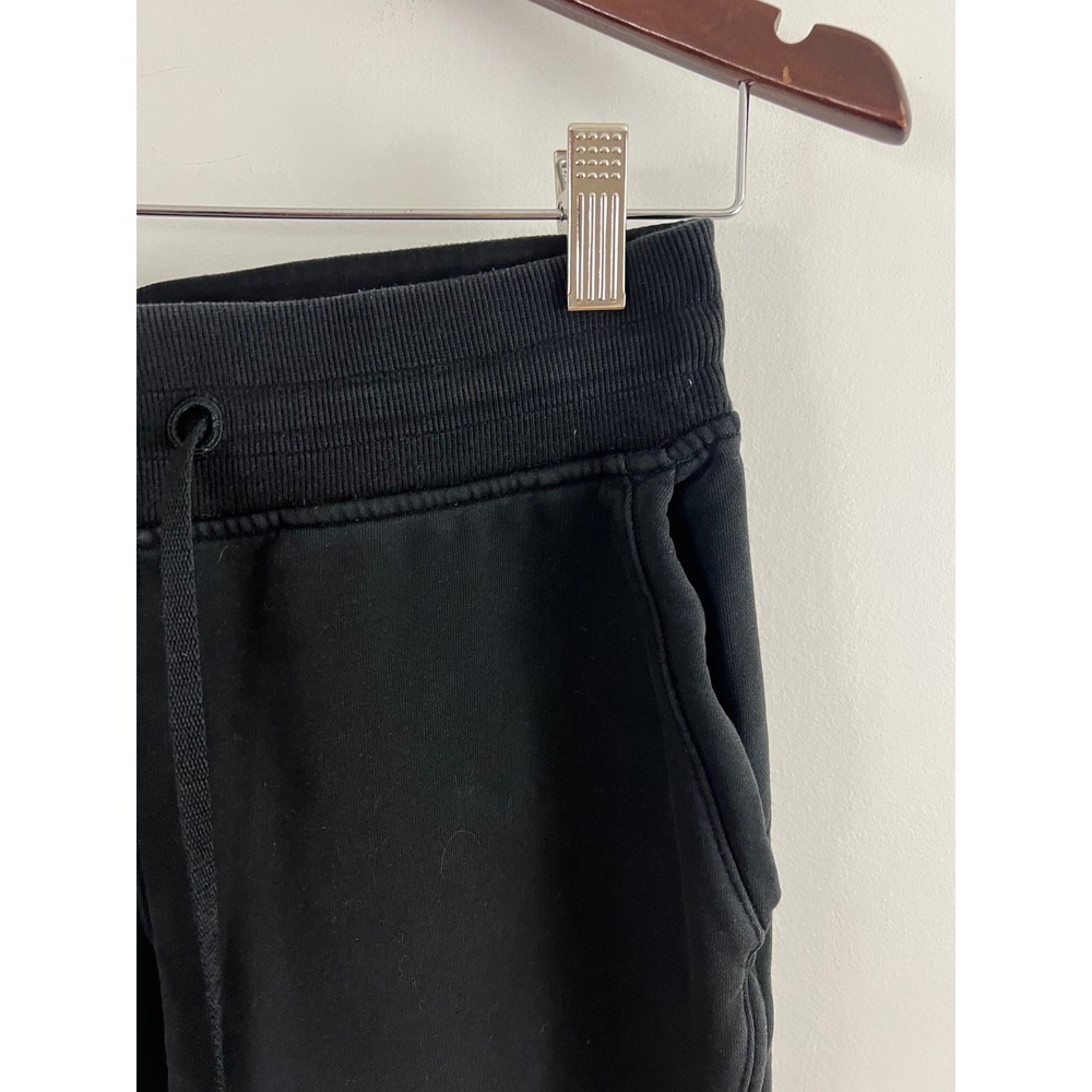Lululemon Warm Down Jogger Women Size 6 Black Fleece Drawstring Pockets LW5BSDS - Picture 8 of 12